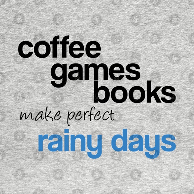 Coffee games books (White) by Fairytale Tees